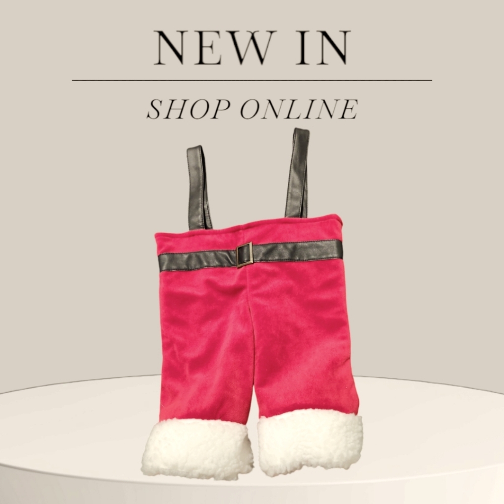 Santa Claus Pants Wine Bottle Carrier